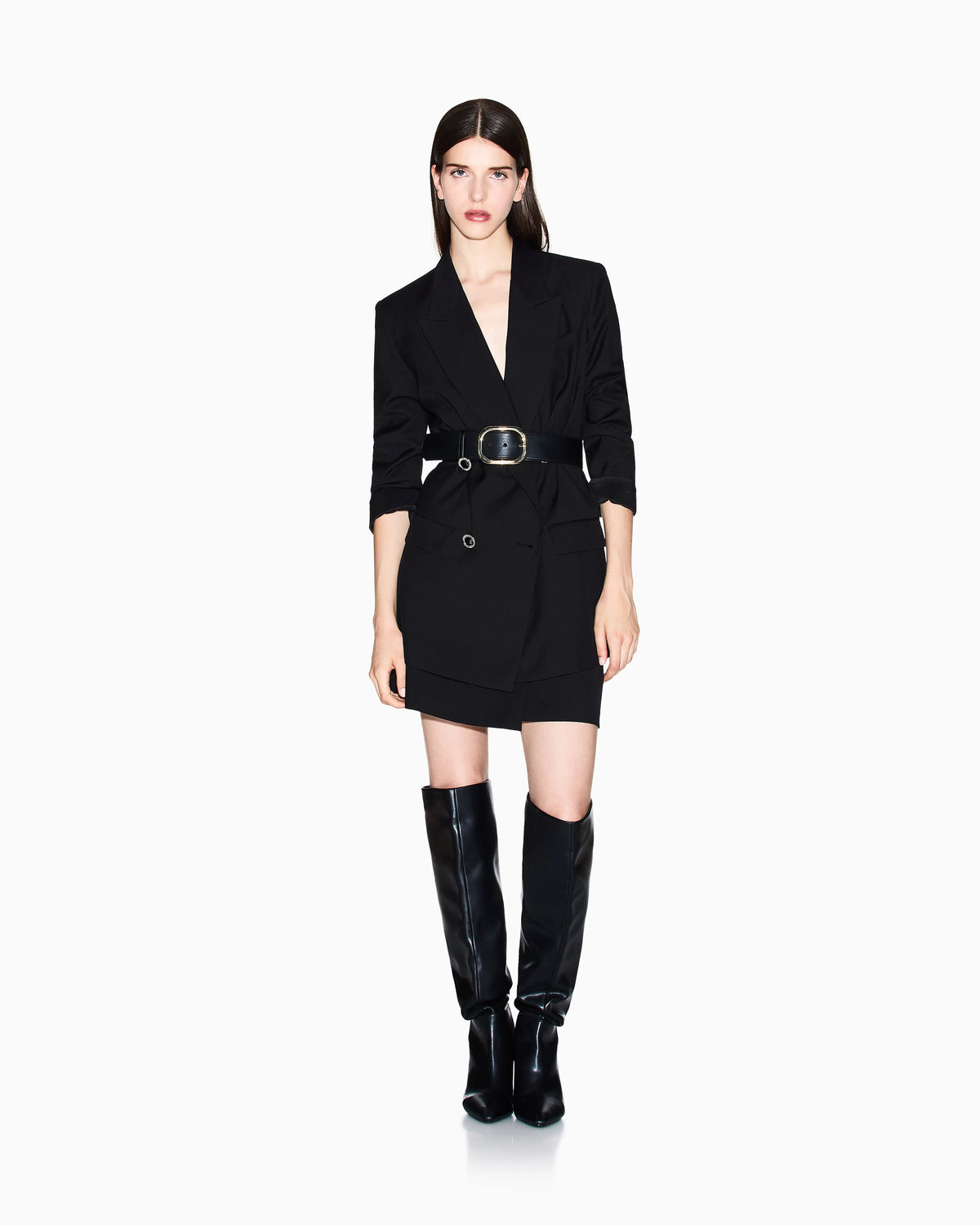 Oversized double-breasted blazer
