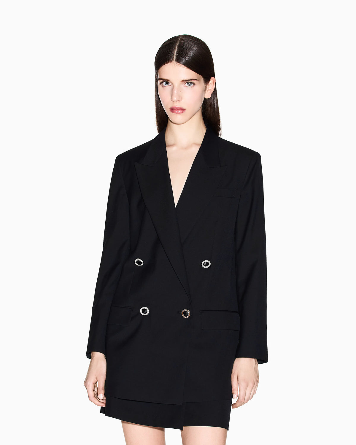Oversized double-breasted blazer