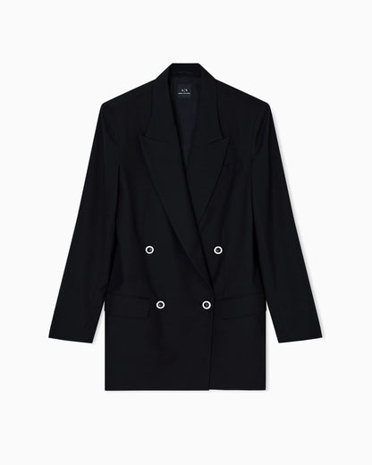 Oversized double-breasted blazer