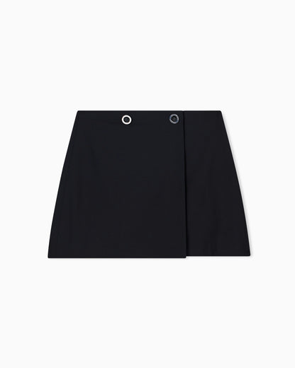 Mini skirt with buttons