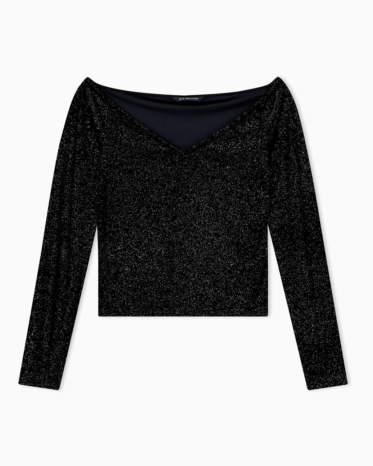 Glitter fabric sweater