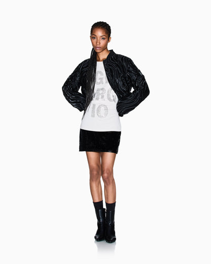 Sequin mini skirt