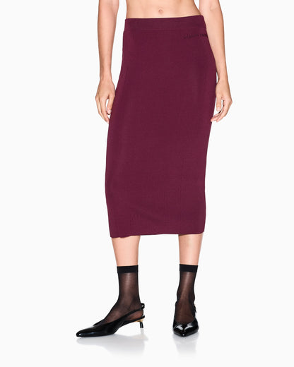 Pencil longuette skirt