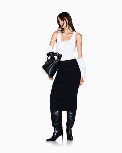 Pencil longuette skirt