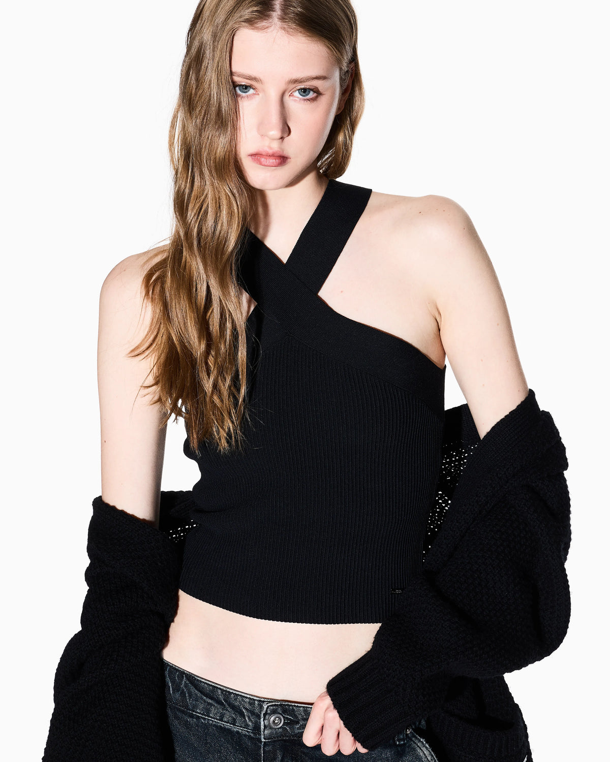 Top with crisscross design