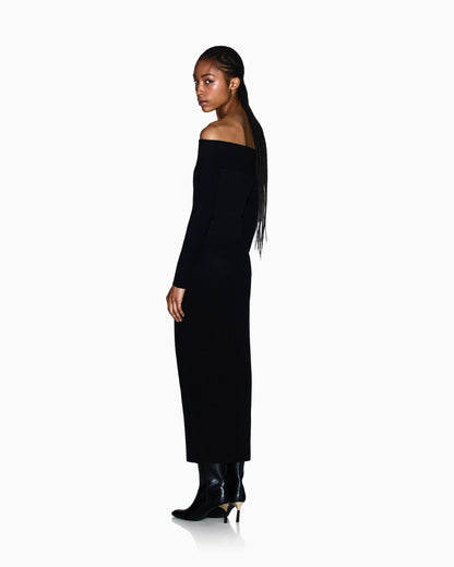 Ribbed midi dress