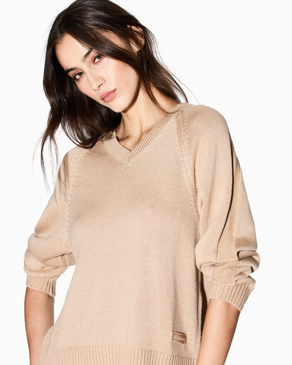 V-neck sweater