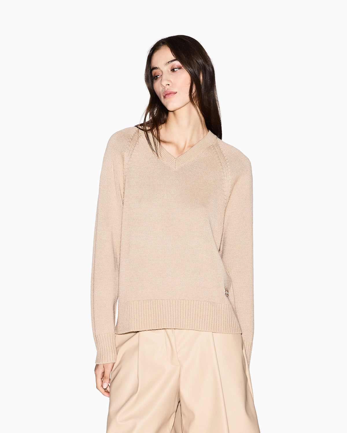 V-neck sweater