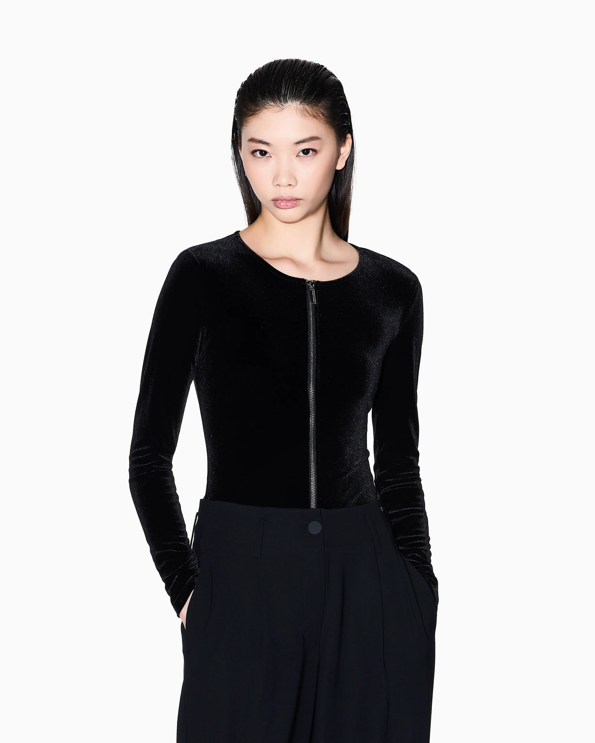 Velvet bodysuit