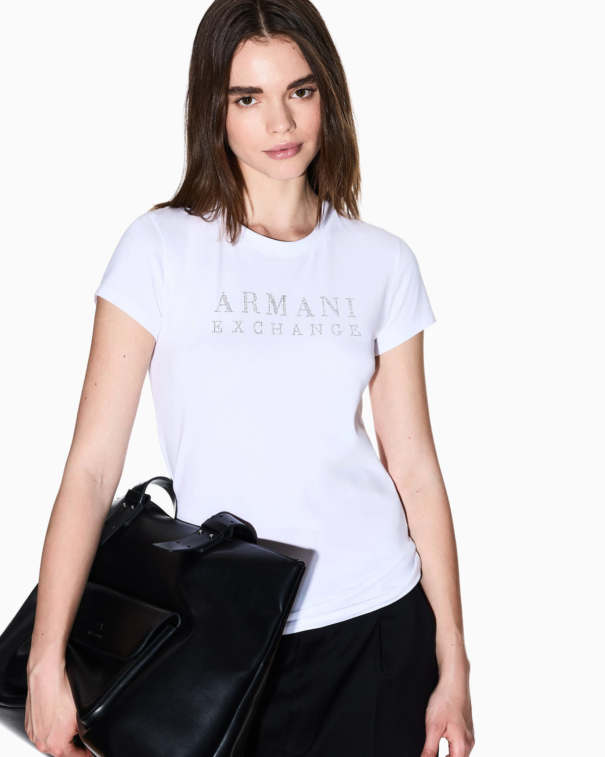 Stretch cotton T-shirt