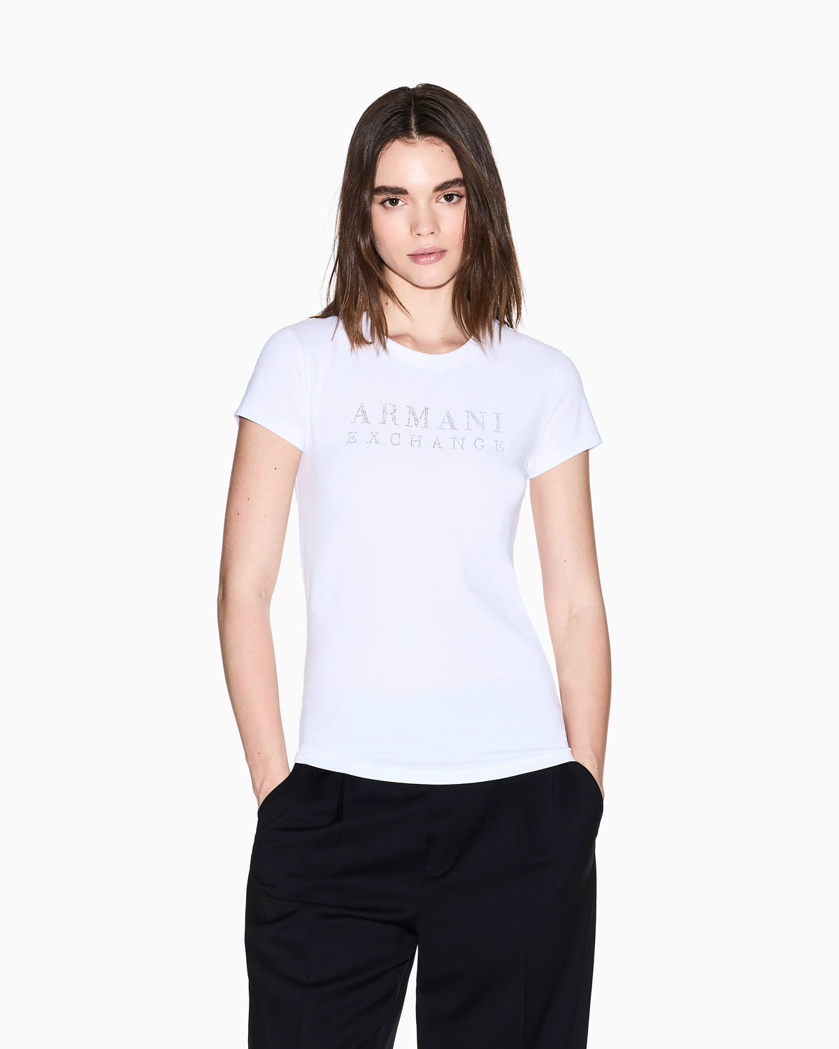 Stretch cotton T-shirt