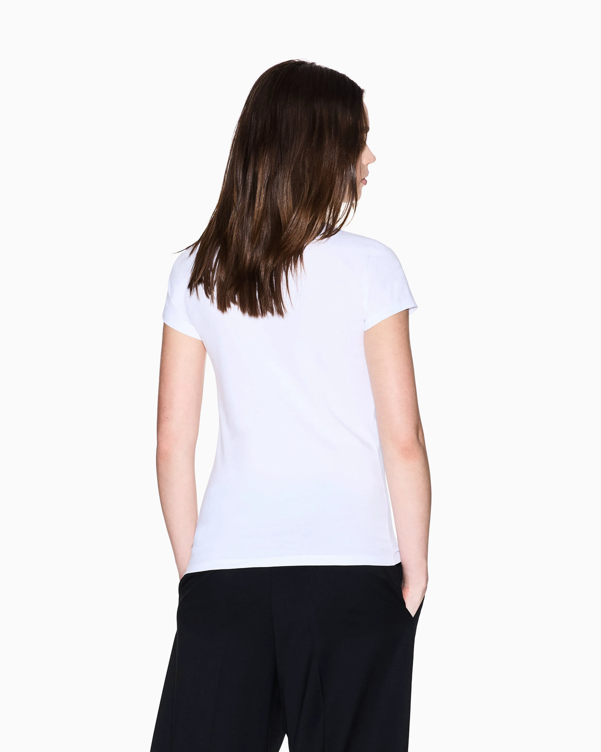 Stretch cotton T-shirt