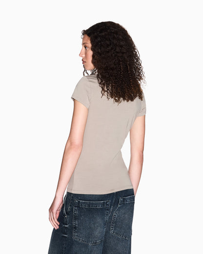Stretch cotton T-shirt