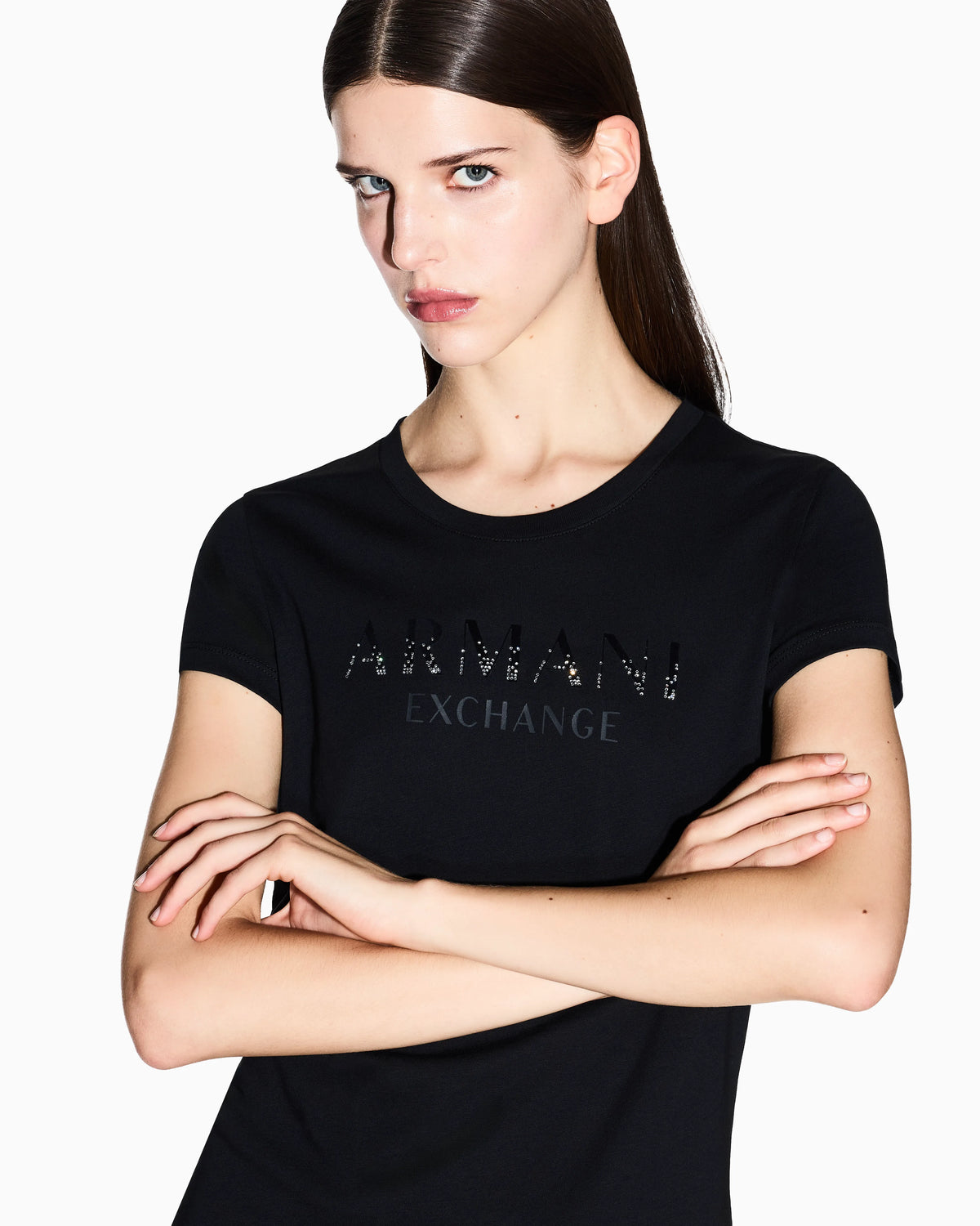 Stretch cotton T-shirt