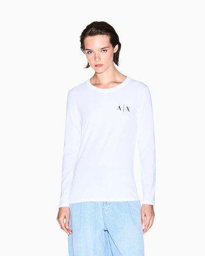 Long-sleeved T-shirt with logo