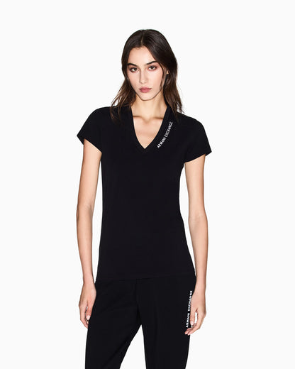 Slim fit T-shirt with logo