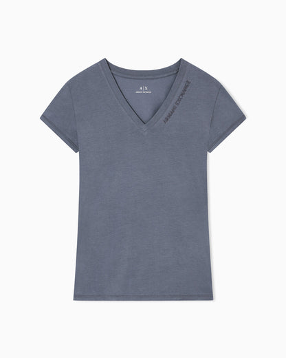 Slim fit T-shirt with logo