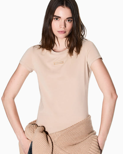 Regular fit T-shirt with logo