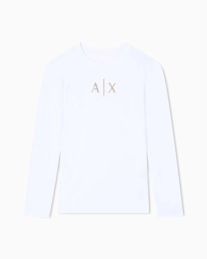 Long-sleeved T-shirt with logo
