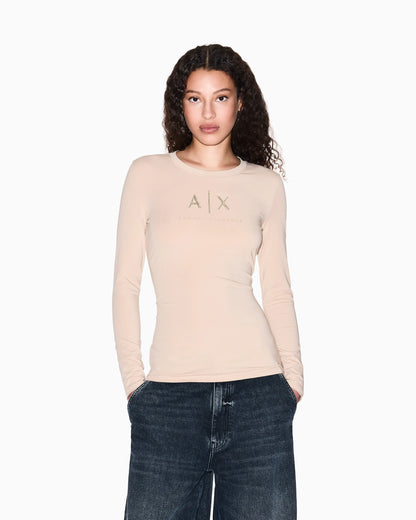 Long-sleeved T-shirt with logo
