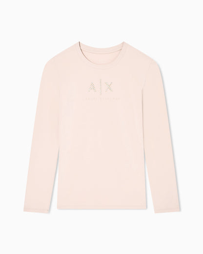 Long-sleeved T-shirt with logo
