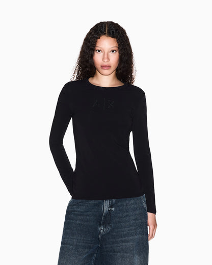 Long-sleeved T-shirt with logo