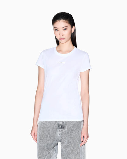 Slim fit T-shirt with graphic logo