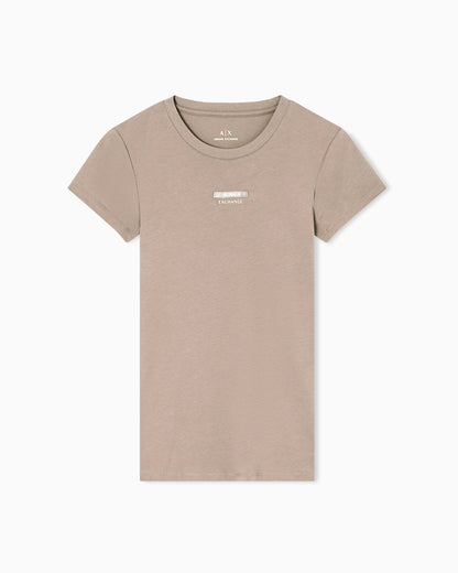 Slim fit T-shirt with graphic logo
