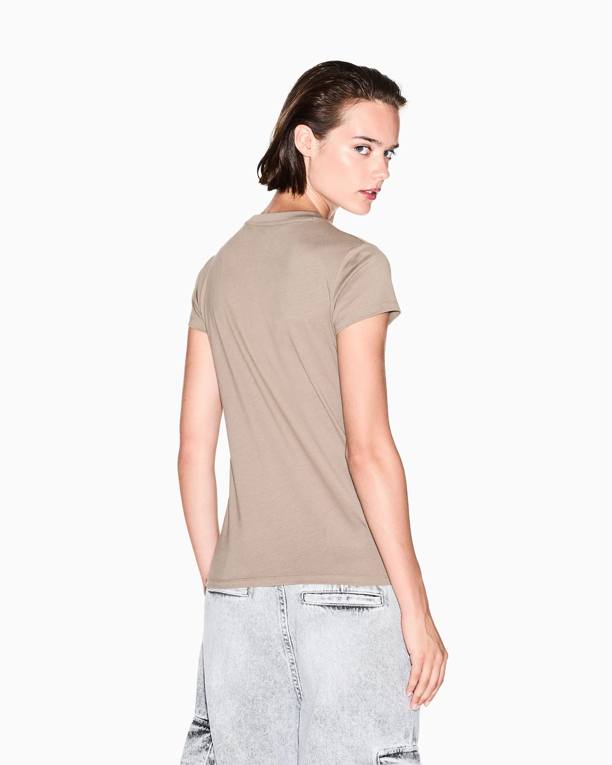 Slim fit T-shirt with graphic logo