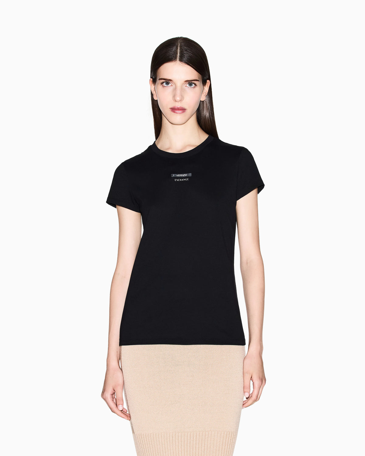 Slim fit T-shirt with graphic logo