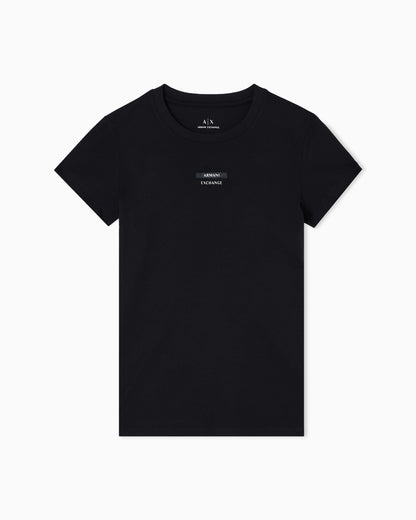 Slim fit T-shirt with graphic logo