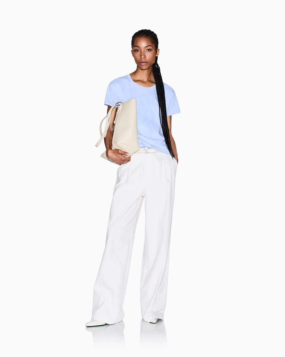 Regular fit T-shirt with maxi logo