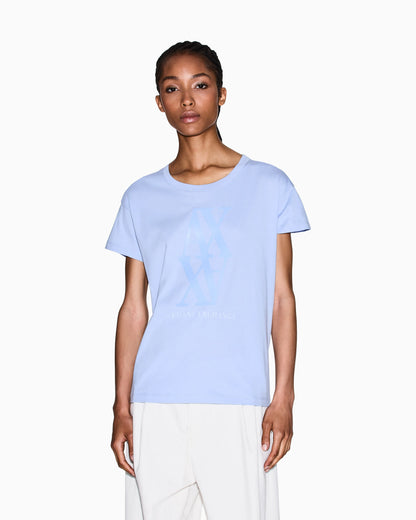 Regular fit T-shirt with maxi logo