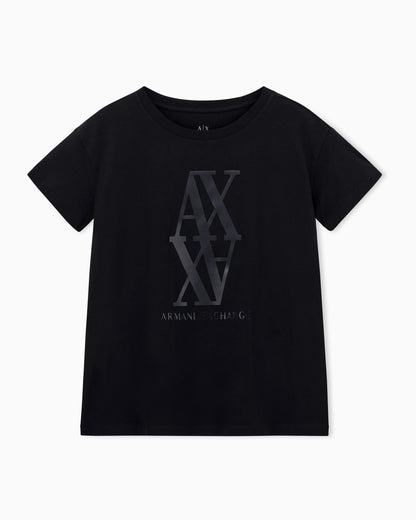 Regular fit T-shirt with maxi logo