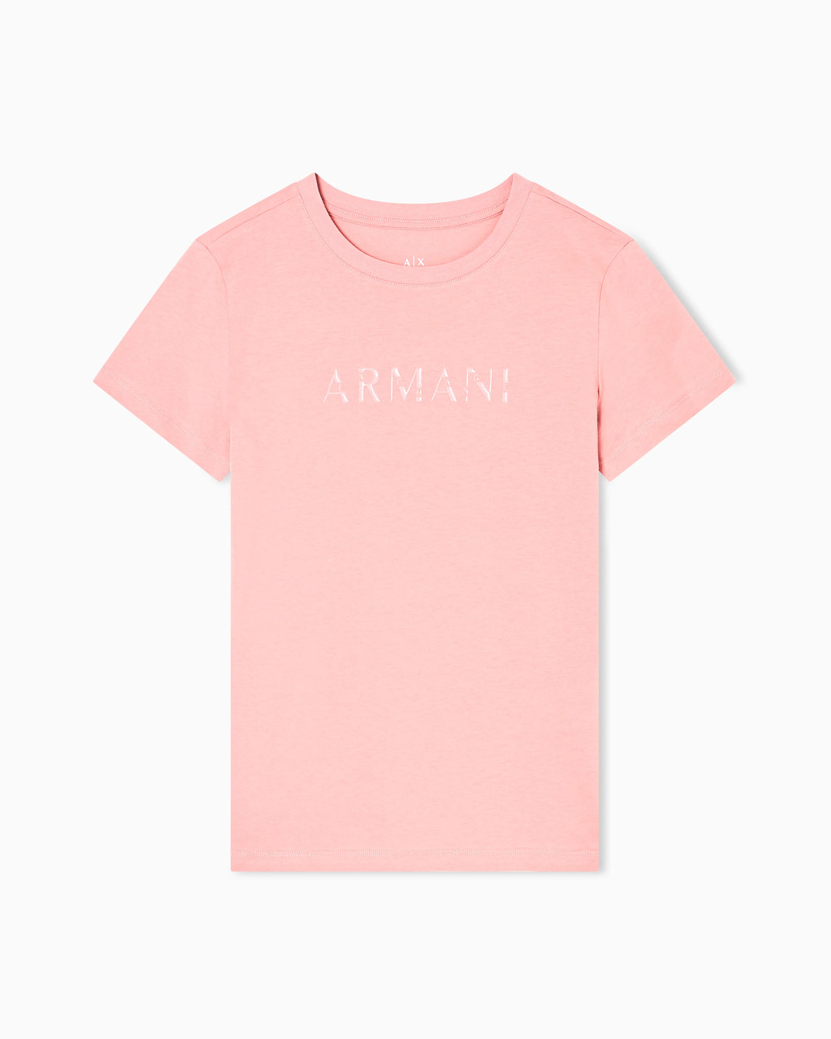 T-shirt with embossed logo