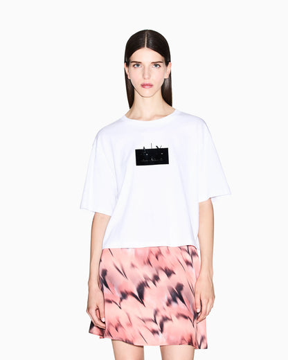 Cropped T-shirt with logo