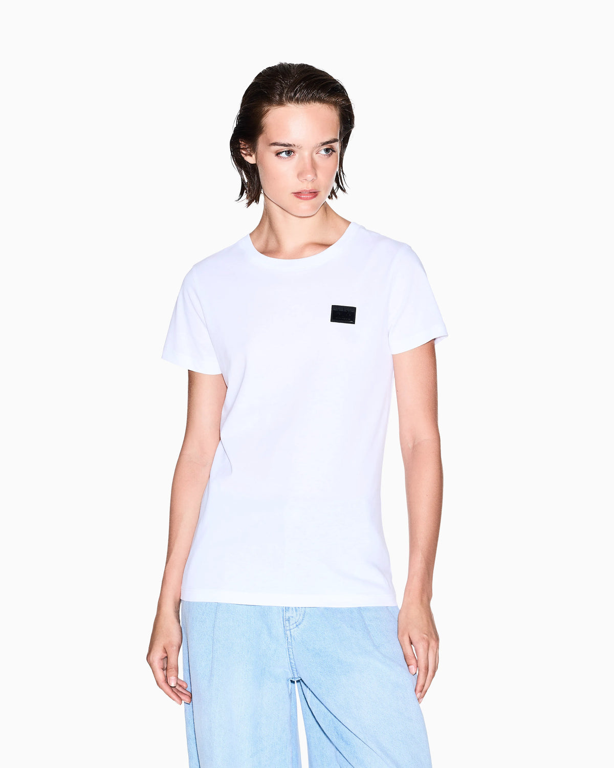 Slim fit T-shirt with graphic logo