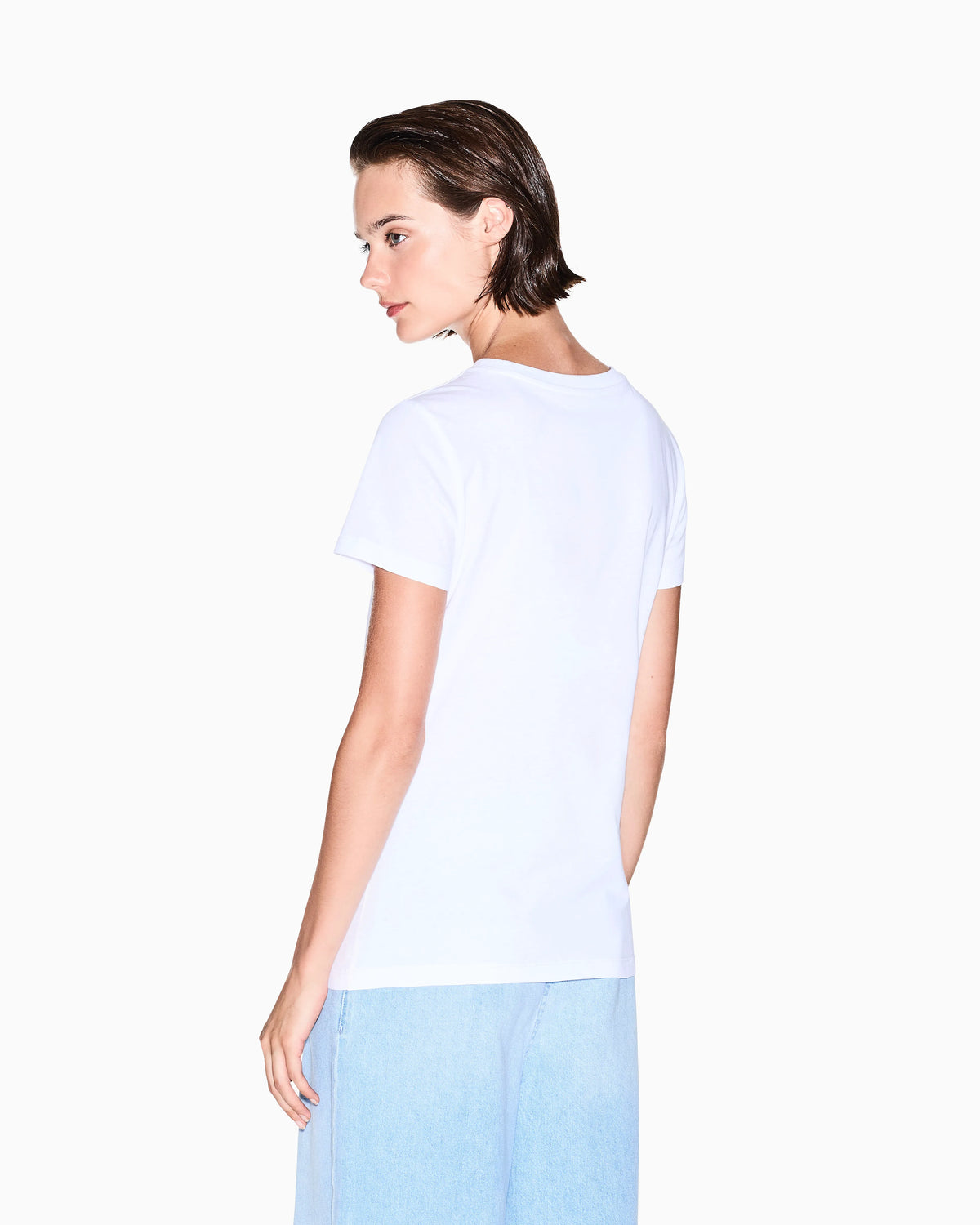 Slim fit T-shirt with graphic logo