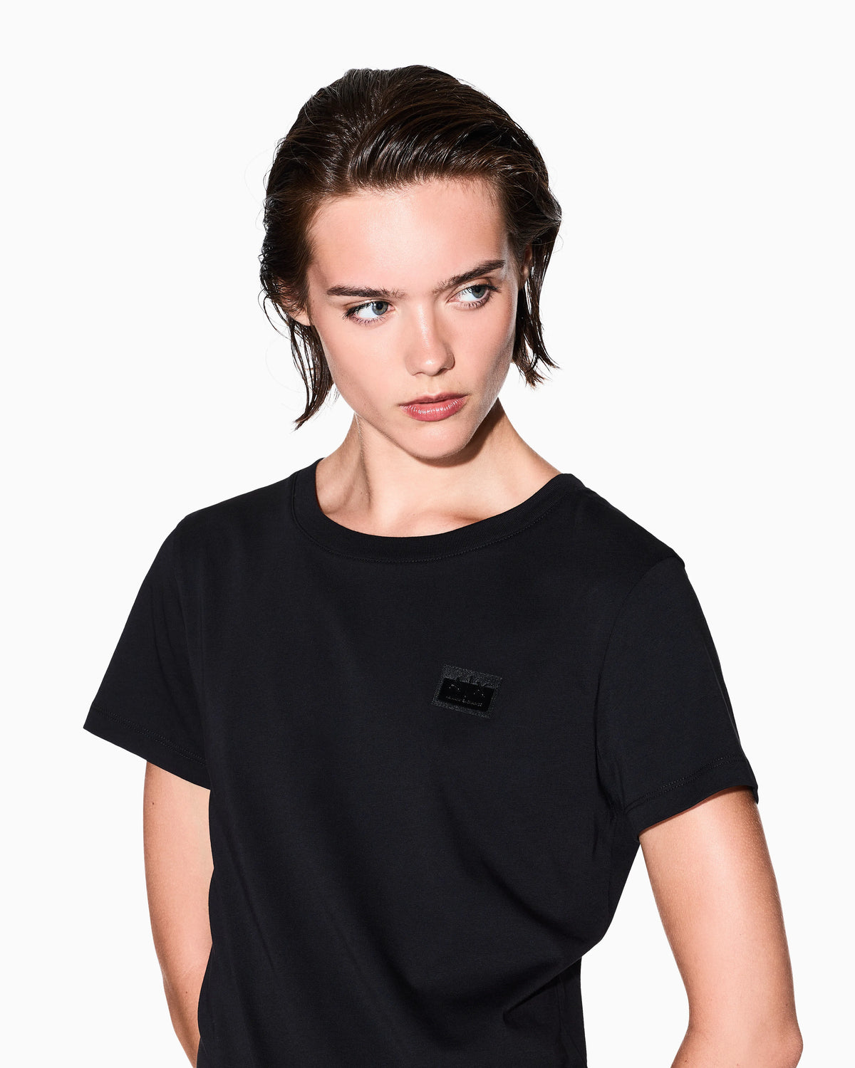 Slim fit T-shirt with graphic logo
