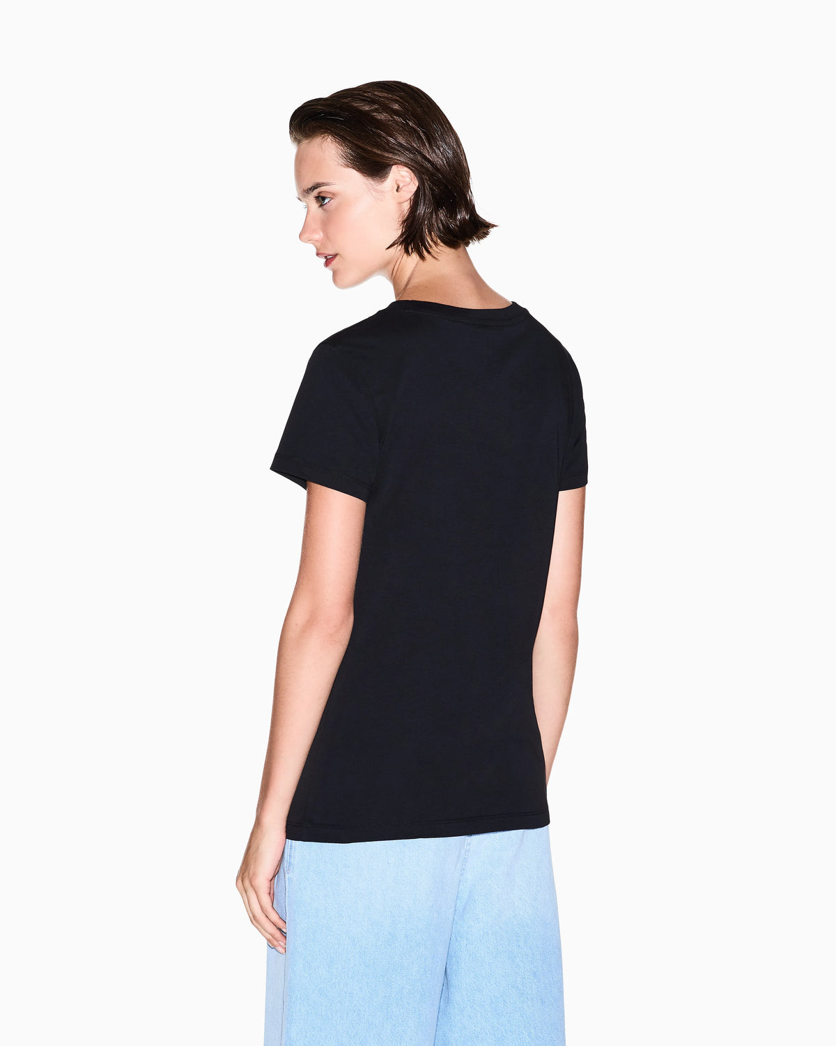 Slim fit T-shirt with graphic logo