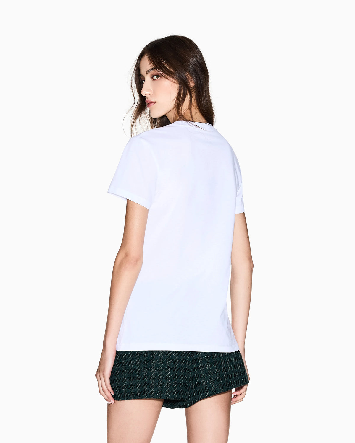 Regular fit V-neck T-shirt with logo