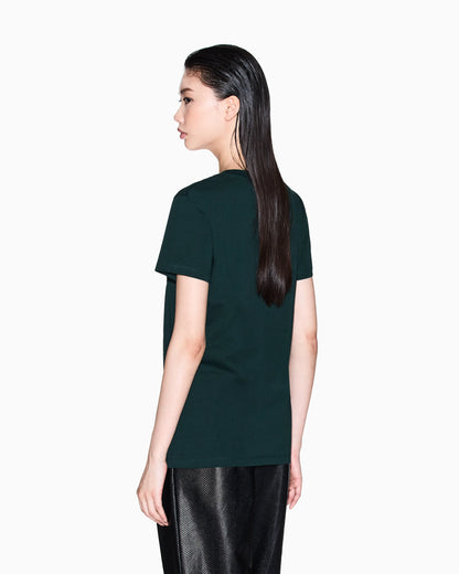 Regular fit V-neck T-shirt with logo