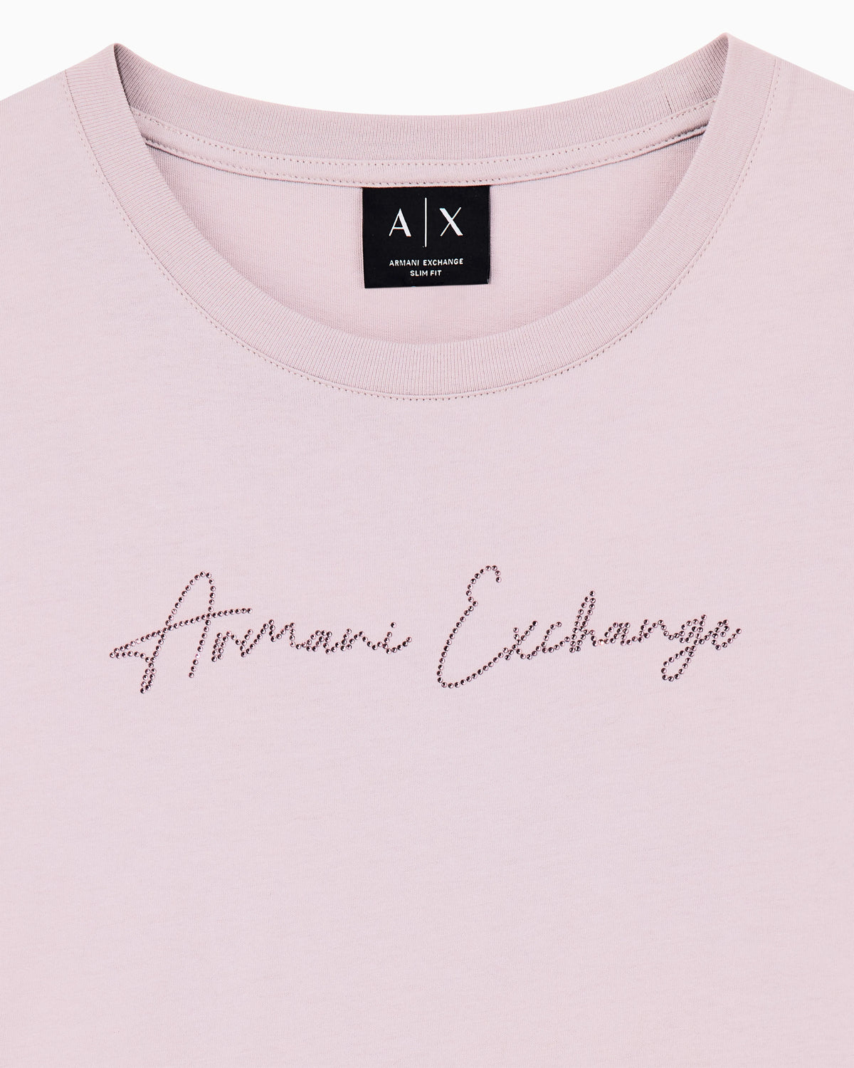 Slim-fit cotton jersey t-shirt with script logo Essential