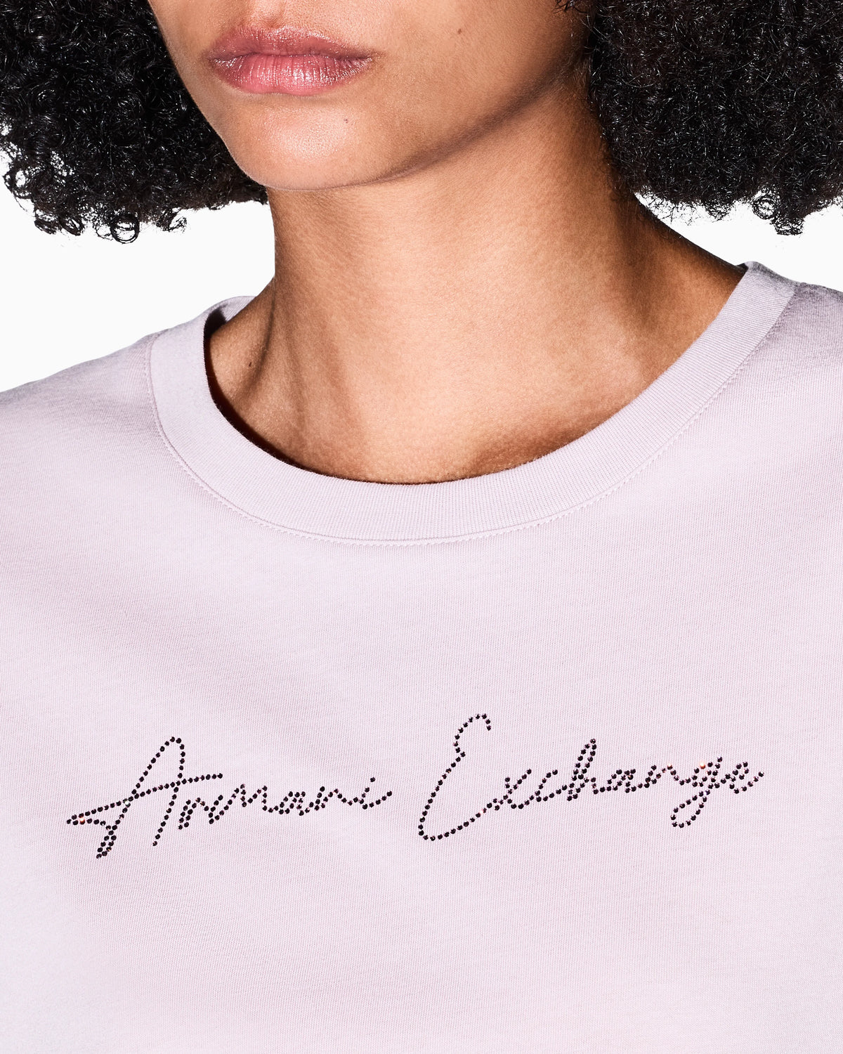 Slim-fit cotton jersey t-shirt with script logo Essential