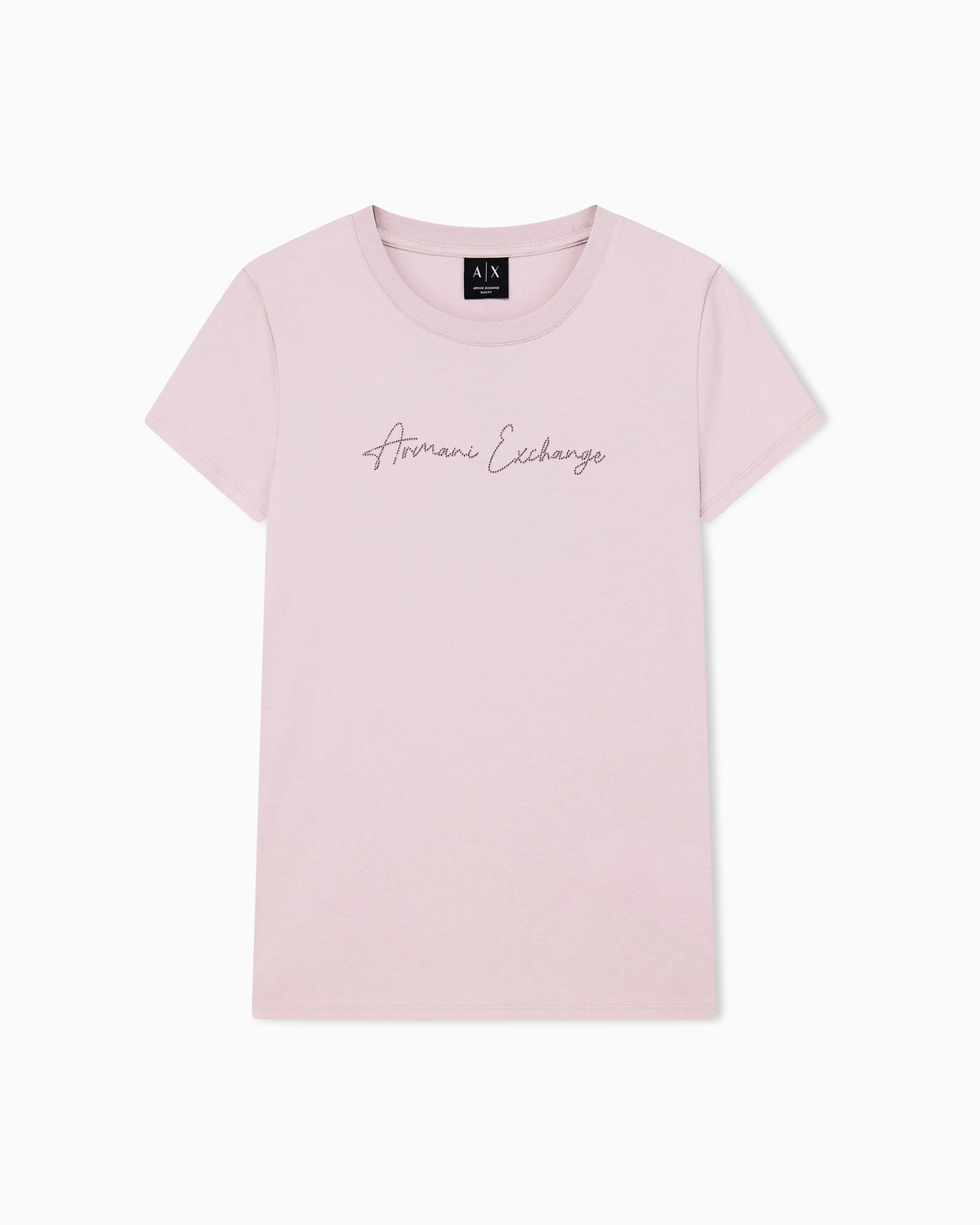 Slim-fit cotton jersey t-shirt with script logo Essential