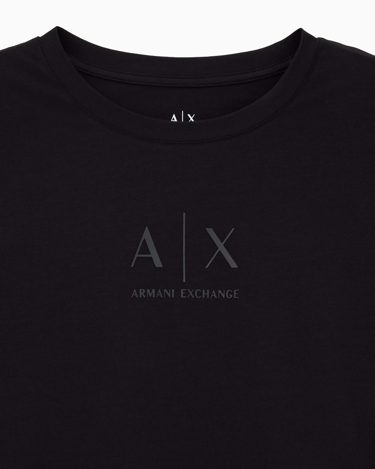 Slim-fit stretch cotton t-shirt with front logo Essential