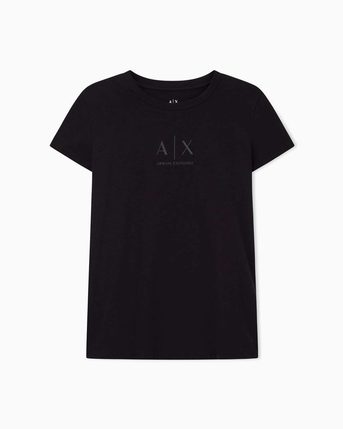 Slim-fit stretch cotton t-shirt with front logo Essential