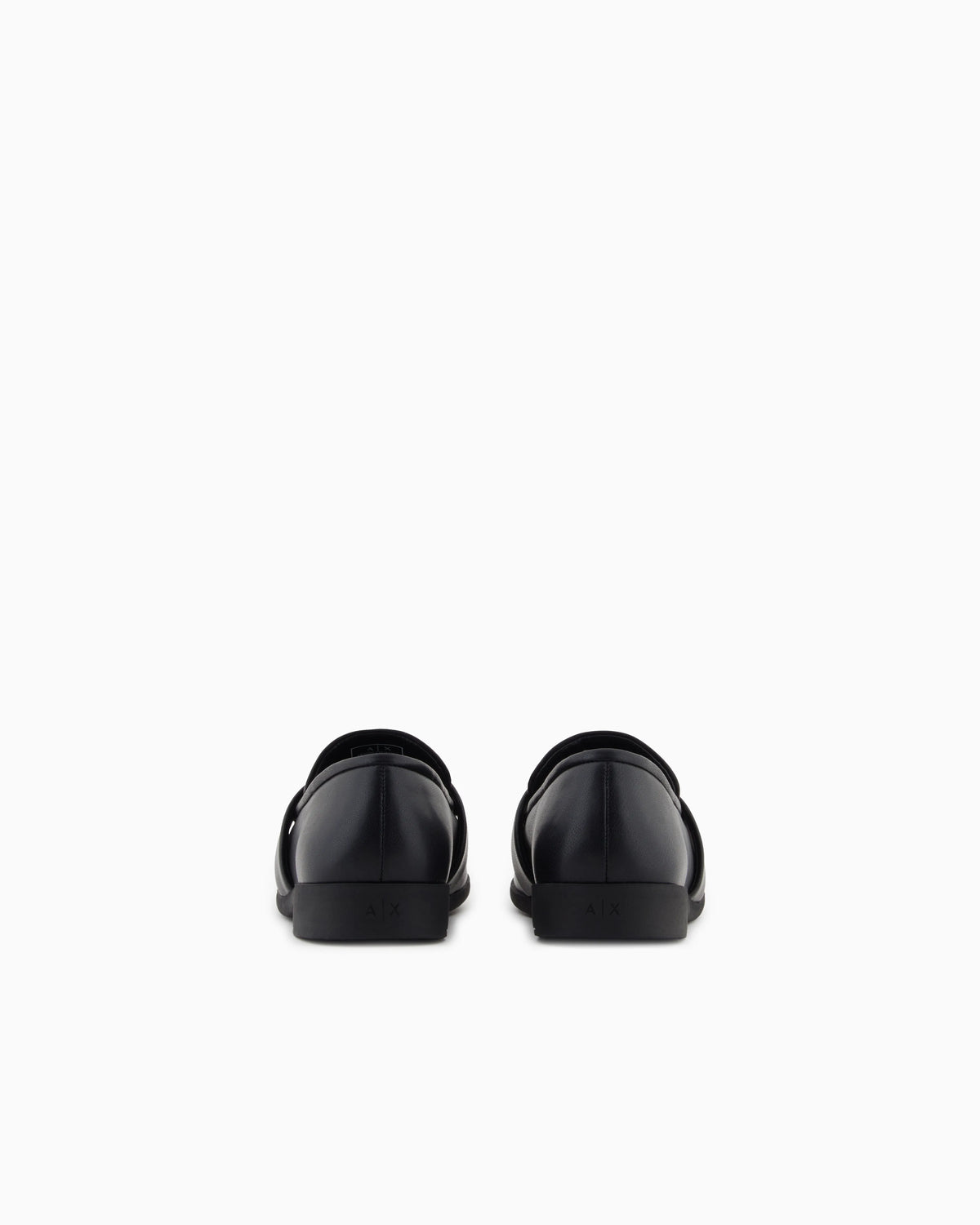 Textured material loafers