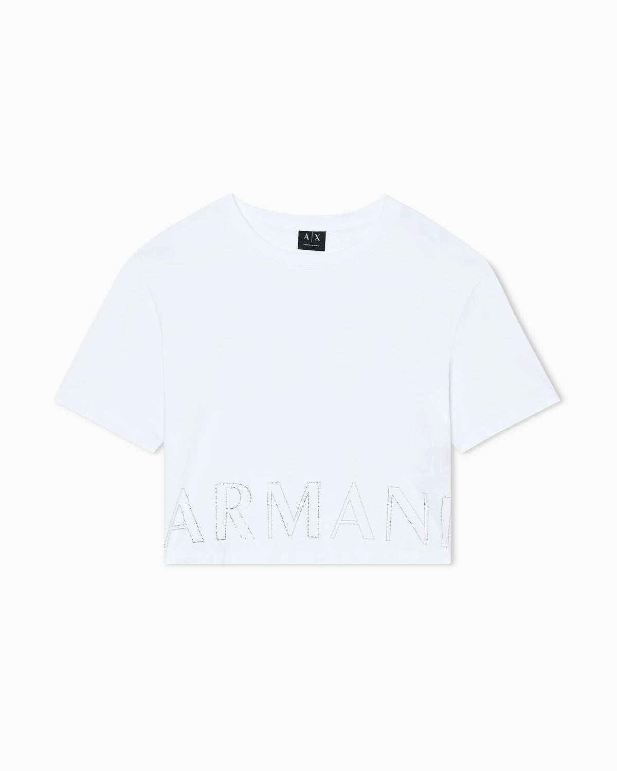 Cropped basic T-Shirt in cotton jersey