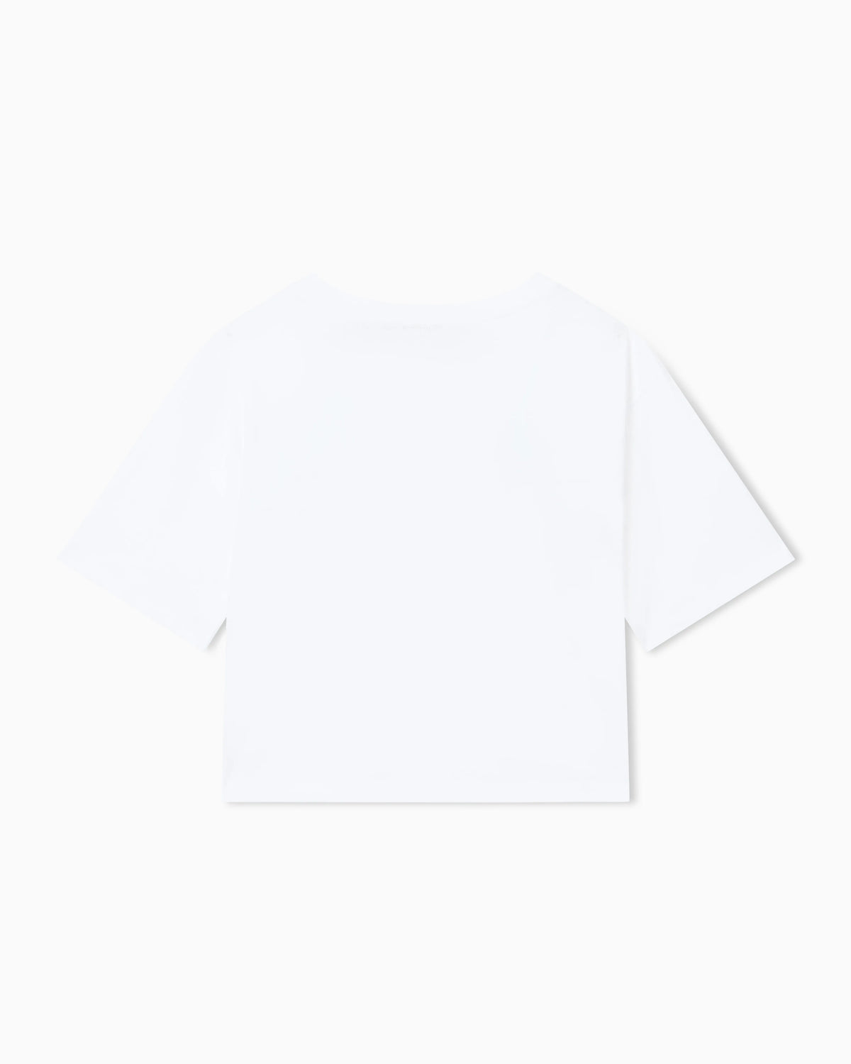 Cotton jersey crop top T-shirt